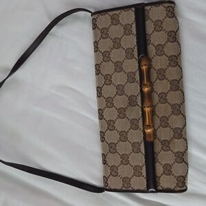 GUCCI BAMBOO CROSSBODY PURSE